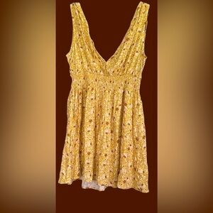 Cupshe Yellow Floral Dress